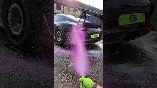Satisfying Snow Foam Wash 🫧 Porsche GT3 RS #satisfying #asmr #carcleaning
