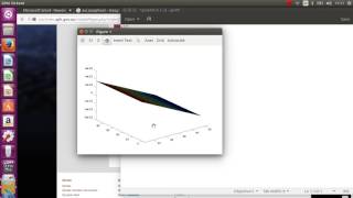 Octave mesh plot demonstration.