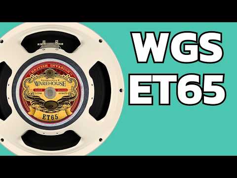 Warehouse Guitar Speakers ET65 - YouTube