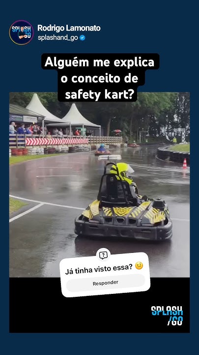 Você já viu o safety-kart andando por aí? Sabe me explicar? #shorts #kart #gokart #racing
