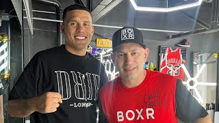 In camp with David Benavidez as he gets ready for 6/15 same card as gervonta Davis
