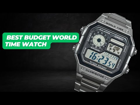 Video thumbnail: "Casio AE1200 ‘Casio Royale’ Review | Best Budget World Time Watch?" — hands-on review by ReuelMag on YouTube