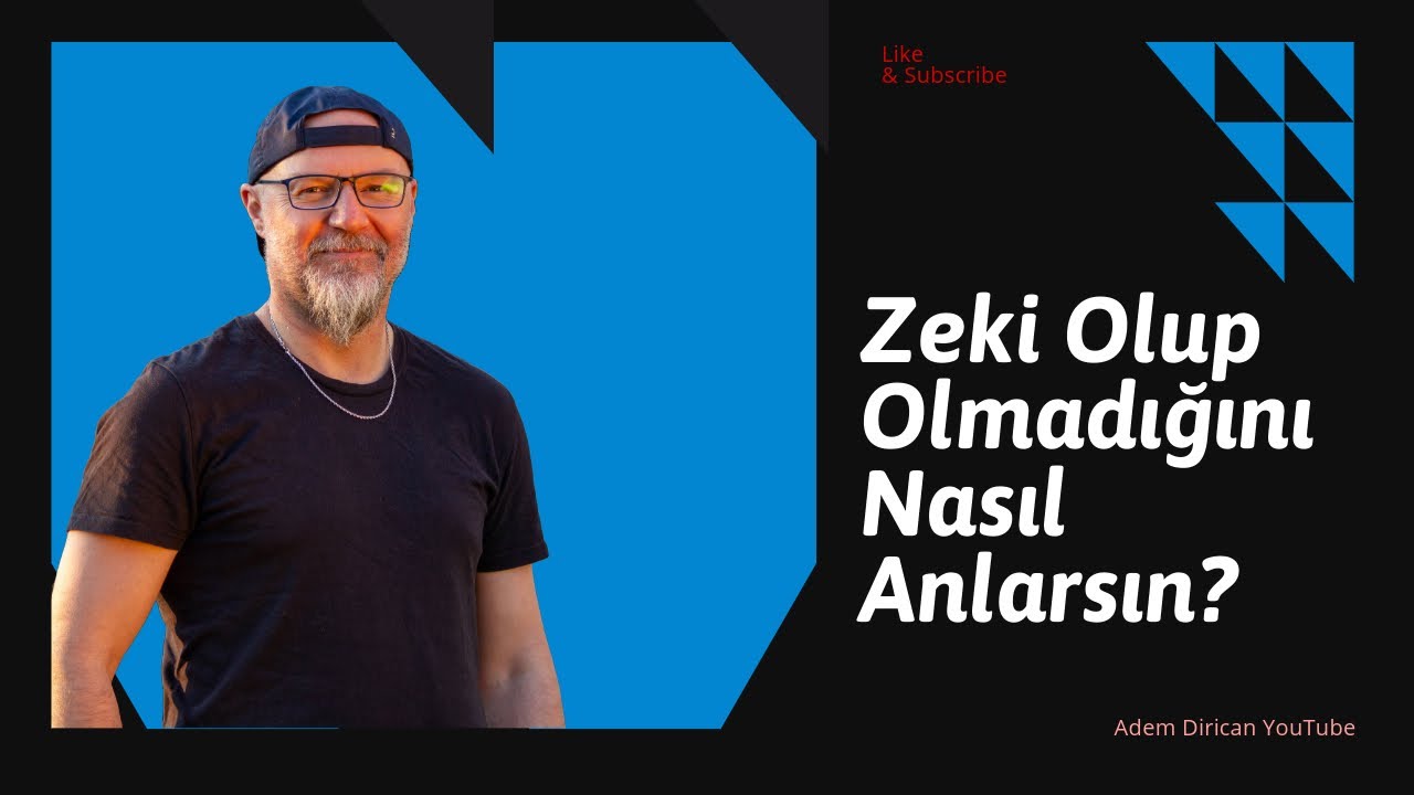 Zeki olup olmadığını anlamanın 4 kolay yolu