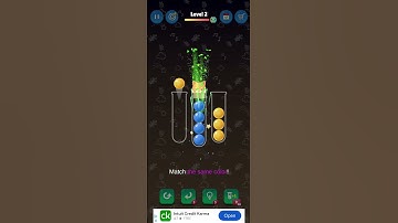 Sort Puzzle Brain Test Gameplay | Level 2 #sortpuzzlebraintest #gameplay #gamenations1