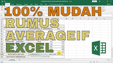 Belajar Rumus AVERAGEIF - Tutorial Excel Pemula