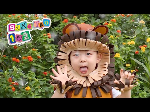 Tự may TRANG PHỤC SƯ TỬ dành riêng cho bé