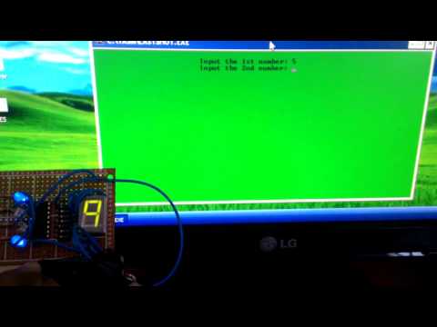 PARALLEL PORT INTERFACING USING ASSEMBLY LANGUAGE