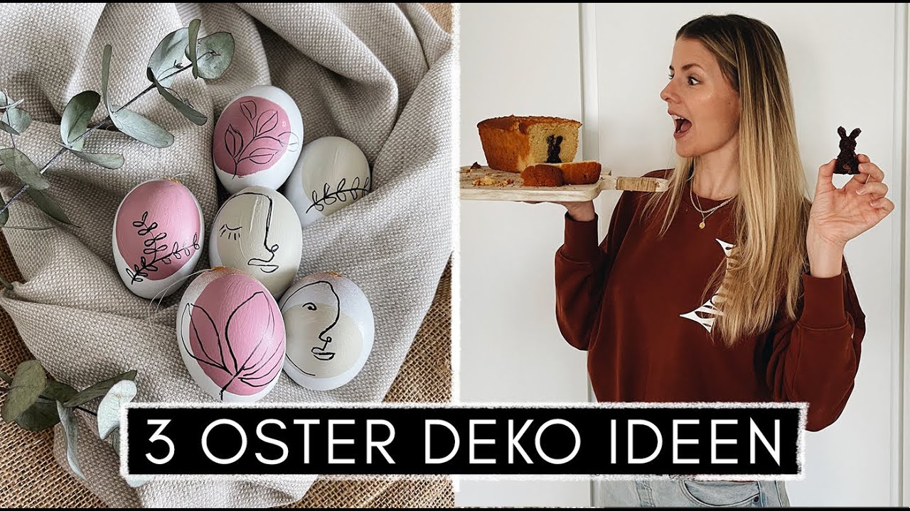 3 OSTER DEKO DIY IDEEN + cooler HACK zum Eier auspusten
