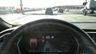 Video shows Tesla autopilot failing at site of fatal March crash