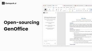 🚀 Meet GenOffice — the world's first full-featured open-source AI Office