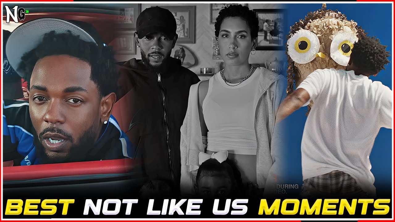 Funniest Drake Moments in Kendrick Lamar - Not Like Us (Official Music ...