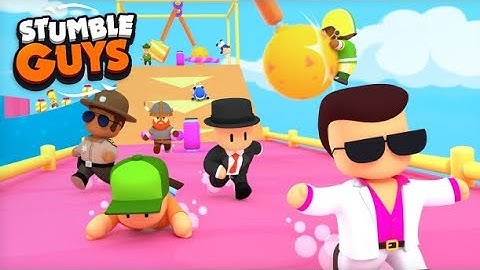 Stumble Guy‪s‬ - Gameplay Walkthrough Part 1 - First Win (iOS, Android)