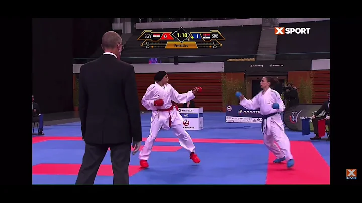 Karate 1 Lisbon 2021 Female Kumite -61kg Final Lot...