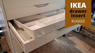 Ikea Kuggis Insert Perfect for Alex Drawer on Casters