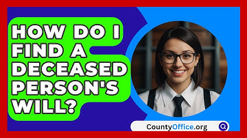 How Do I Find A Deceased Person