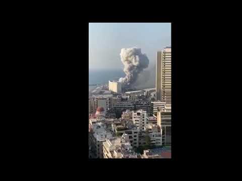 VIDEO DAN GAMBAR LETUPAN KILANG MERCUN DI BEIRUT, LUBNAN..SUBAHANALLAH..