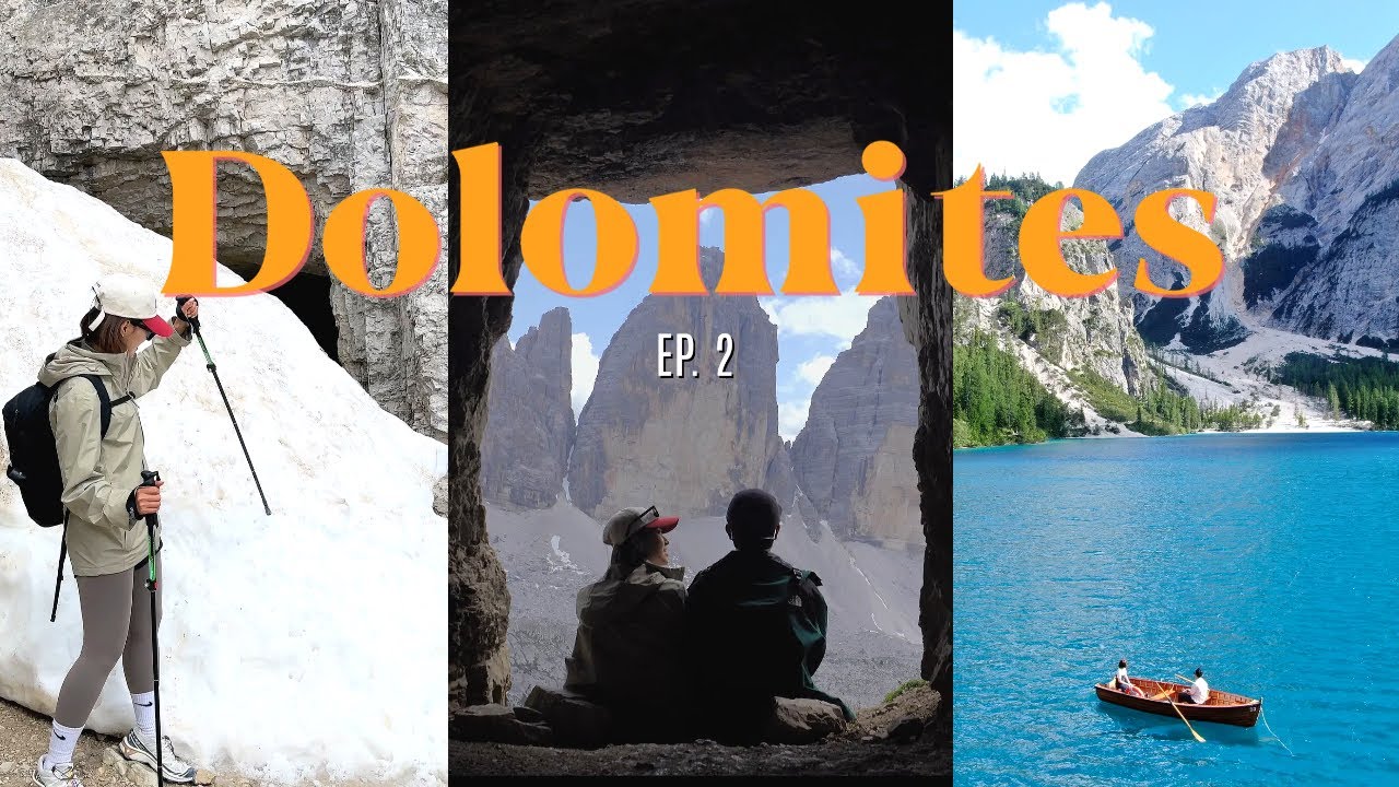 동화같은 돌로미티 여행💚 | 브라이에스 호수 & 트레치메 디 라바레도 트레킹 | 코르티나 담페초 & 산타 막달레나 | 브이로그 EP.2