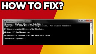 How To Clear DNS Cache Windows