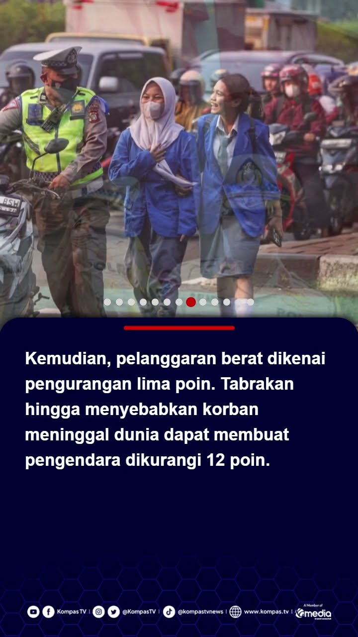 Mulai 2025 Polri Terapkan Sistem Poin untuk Pelanggar Lalu Lintas, Begini Skemanya #polri #polisi