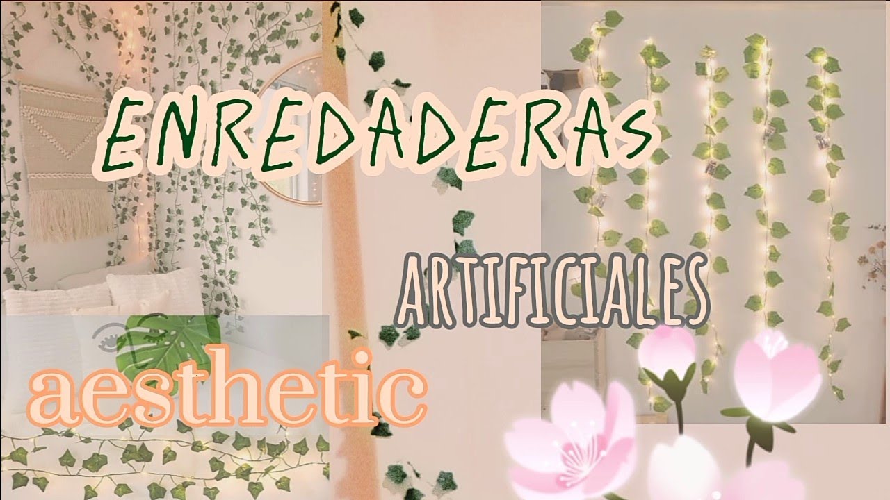 oferta fuego De alguna manera HAZ ENREDADERAS ARTIFICIALES CON SOLO PAPEL E  HILO//Adelmanualidades🌸//manualidades en casa - YouTube