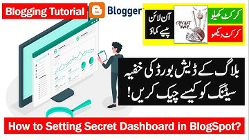 Blogger Dashboard Settings | Blogging Dashboard Overview | Blogspot Tutorial for Beginners