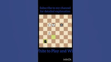 Chess Knight Pawn End Game @TactIQChessSchool