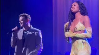 Coco Jones Iconic performance of  “ICU Remix” w/ Justin Timberlake at * NSYNC Reunion concert