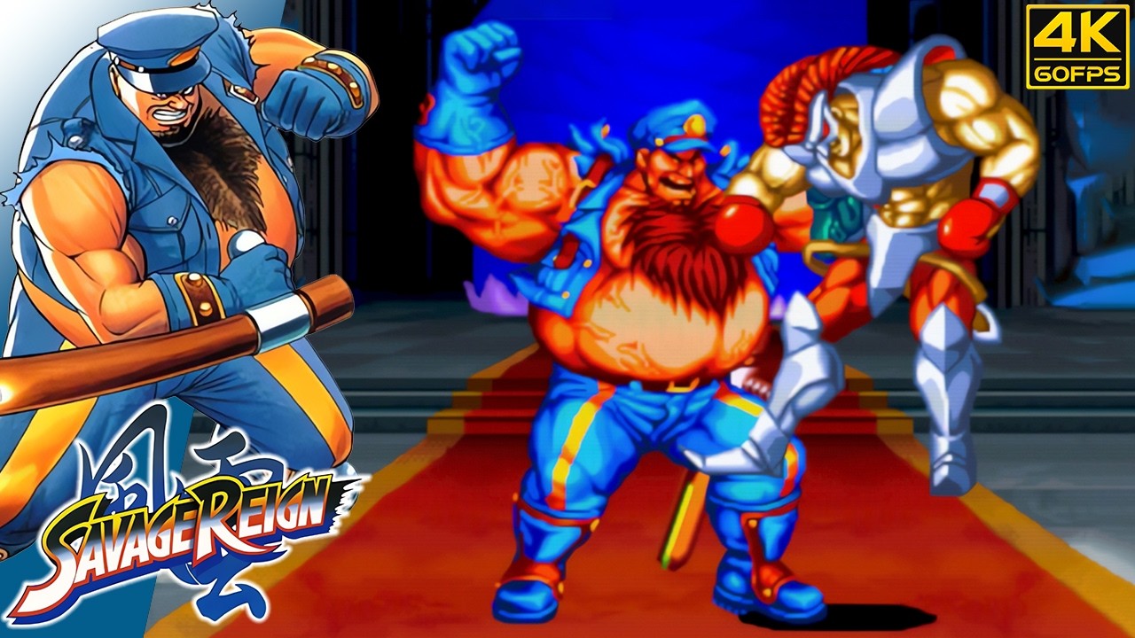 Savage Reign - Gordon Bowman (Arcade / 1995) 4K 60FPS