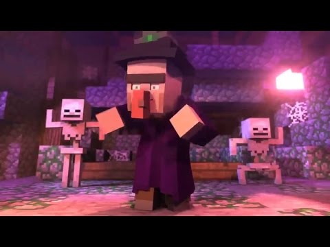 Minecraft Animasyon Alt Yazili Steve Ve Cadi Dans Yarismasi