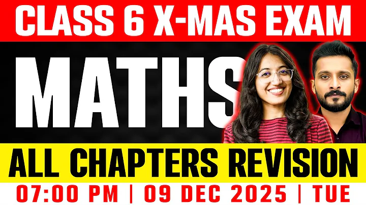 Class 6 Maths Christmas Exam | All Chapters Revision In 3 Hours | Exam Winner