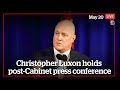 Christopher luxon holds postcabinet press conference