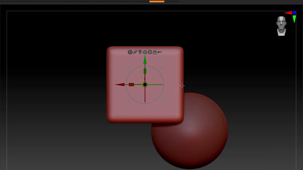 gizmo in center zbrush
