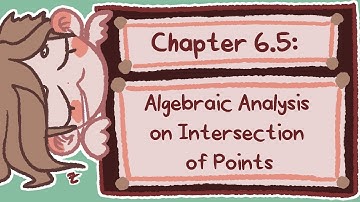 1015 Chapter 6.5: Algebraic Analysis on Intersection of Points