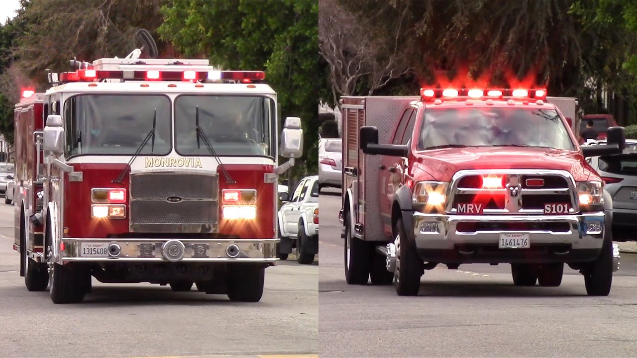 Monrovia Fire & Rescue Engine & Squad 101