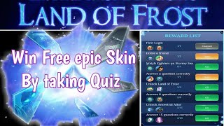 New event in Mobile Legends Win free epic skin by answering MLBB Quiz screenshot 4
