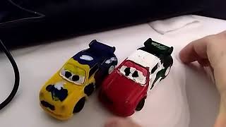 Disney Pixar Cars Custom Memo Rojas Jr. & Frosty "Mark" Winterbottom Mattel