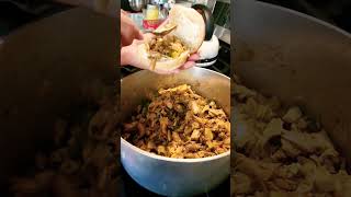 Left over turkeysandwich youtubeshorts recipe thanksgiving food homemade