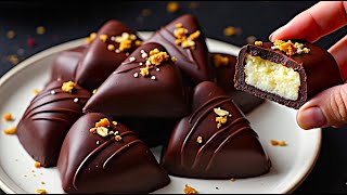 🎄 5 Dakikada Noel Tatlısı! Sadece birkaç malzeme ve çikolata! Fırın yok!