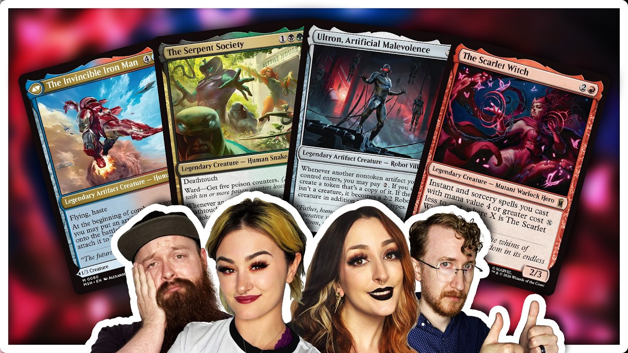 Four More Marvel Commanders You've GOTTA Play! | Iron Man v Serpent Society v Ultron v Scarlet Witch thumbnail