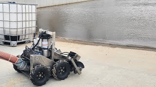 Steel Mill Settling Basin Sludge Removal and Mapping