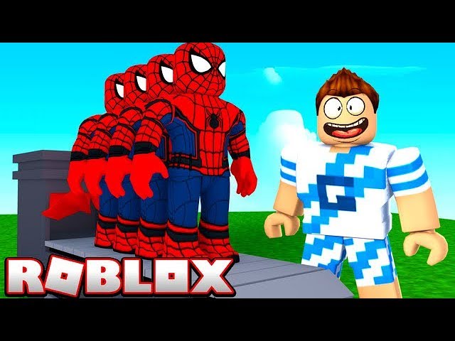 FÁBRICA DO HOMEM ARANHA NO ROBLOX!! (Super Hero Tycoon) 