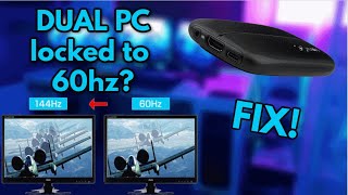 FIX: Gaming PC locked at 60 fps with Elgato capture card. DUAL PC SETUP.