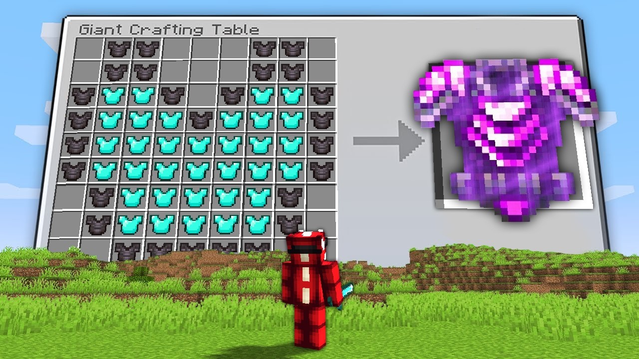 J'ai Triché grâce à des CRAFT GIGANTESQUE sur Minecraft !