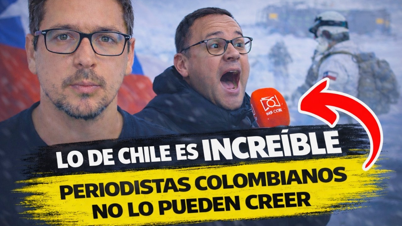 ASÍ REACCIONÓ PERIODISTA COLOMBIANO AL NIVEL DE CHILE