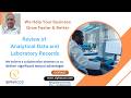 #505 SIPHACOS Review of Analytical Data and Laboratory Records