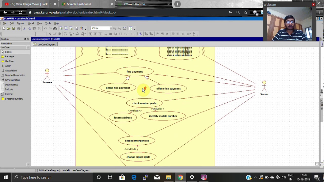 use case diagram for intelligent traffic management - YouTube
