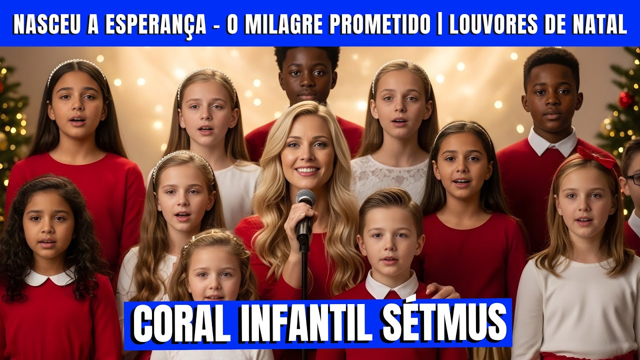 🎄 Nasceu a Esperança – O Milagre Prometido | Louvores de Natal – Coral Infantil Sétmus