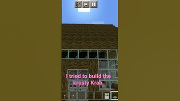 it tried to build the krusty Krab