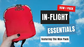 How to pack Inflight essentials from Amazon and Dollar Tree in a carry on fanny pack or sling bag