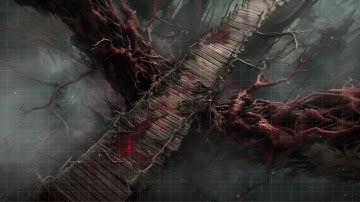 D&D | Writhing Fleshwood Part 2 Grid | Animated Battle Maps